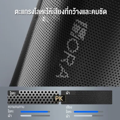 1Hora BOC062 ลำโพงบลูทูธ | 360° Surround | 7 ชม. | AUX/TF