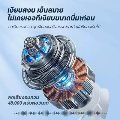 Bomidi MF01 พัดลมพกพา 100 ระดับ | ลมแรงสะใจ | แบต 4000mAh