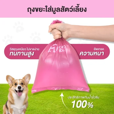 MOMOVIDA DC-2 ถุงเก็บมูลสัตว์เลี้ยง พร้อมแคปซูลรูปกระดูก