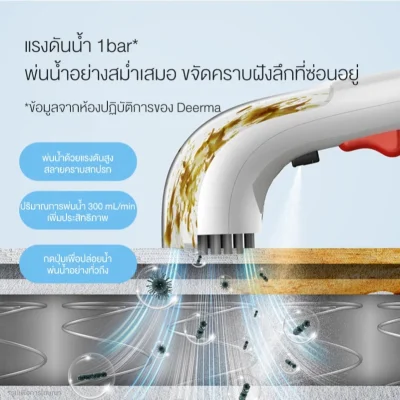 Deerma BY100 เครื่องทำความสะอาดพรม 3in1 แรงดูด 11,500 Pa