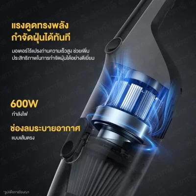 Deerma DX120C เครื่องดูดฝุ่นมีสาย 2IN1 ดักจับสารก่อภูมิแพ้