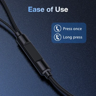 1HORA AUT122 หูฟังมีสาย 3.5mm | เสียงคุณภาพสูง | ไมค์ในตัว