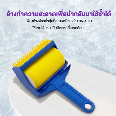 MOMOVIDA PB-1 แปรงหวีขนสัตว์ 2-in-1 ซิลิโคน กำจัดขน