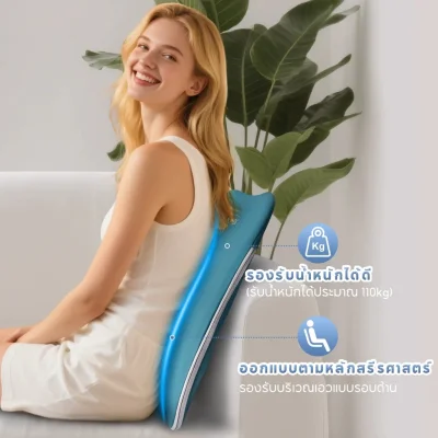 BOMIDI BM01 หมอนนวดเอวระบบราง | บางเฉียบ | นวดตรงจุด