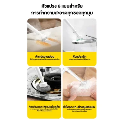 Deerma ZQ01 เครื่องทำความสะอาดไอน้ำ 100°C ฆ่าเชื้อ 99.99%