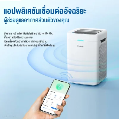 Haier เครื่องฟอกอากาศ KJ240D-SXU1 | ไม่ต้องเปลี่ยนไส้กรอง