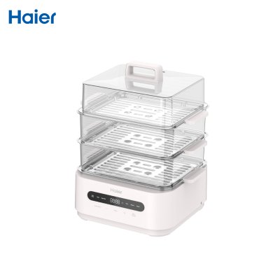 Haier หม้อนึ่งไฟฟ้า 3 ชั้น 15L | สแตนเลส 304 | 1600W