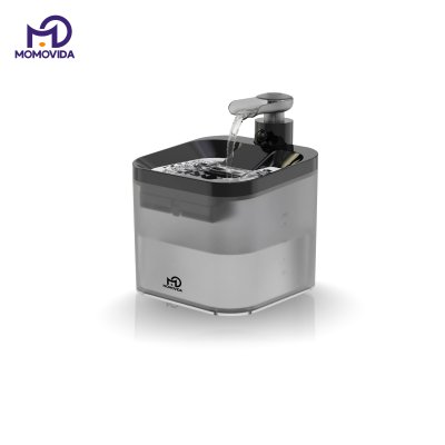 MOMOVIDA น้ำพุแมวอัตโนมัติ น้ำพุแมวไร้สาย 4400mAh ความจุ 2.2 ลิตรปลอดภัยไร้เสียงรบกวน ระบบเซนเซอร์ รุ่น PW-1