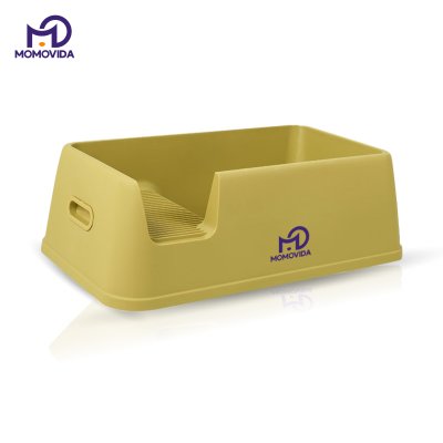 MOMOVIDA CC-1 กระบะทรายแมวใหญ่ ขอบสูง 25 ซม. กันกระเด็น