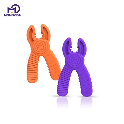 MOMOVIDA DT-12 ของเล่นสุนัข ทรงคีม ช่วยขัดฟัน/ลดคราบหินปูน