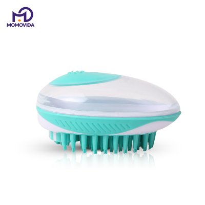 MOMOVIDA แปรงอาบน้ำสัตว์เลี้ยง 2IN1 มีช่องเก็บแชมพู