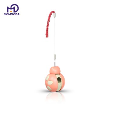 MOMOVIDA ไม้ตกแมว ลูกบอลกระดิ่งล่อแมว ของเล่นแมว ของเล่นให้อาหารสัตว์เลี้ยง