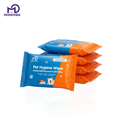 MOMOVIDA WS-02,03 ผ้าเปียกเช็ดทำความสะอาดสัตว์เลี้ยงแบบพกพา