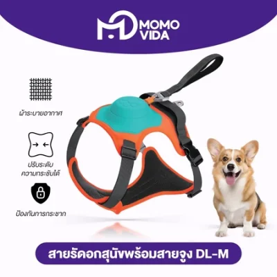 MOMOVIDA สายจูงสำหรับสัตว์เลี้ยง MOMOVIDA สายจูงสำหรับสัตว์เลี้ยง