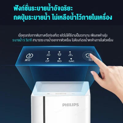 Philips AUT7000/67 เครื่องกรองน้ำ ระบบกรอง RO Philips AUT7000/67 เครื่องกรองน้ำ ระบบกรอง RO