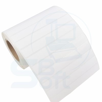 สติ๊กเกอร์บาร์โค้ด 4 ดวงแถว (ขนาด 1.2x2.5)