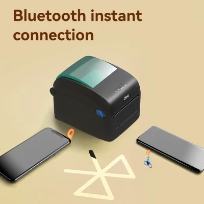 Thermal Label Printer Deli S401  (USB & Bluetooth)