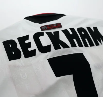 1997-99 Manchester United Away Shirt Beckham