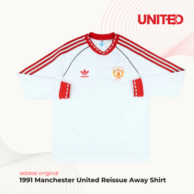 Manchester United 1991 LS Away Shirt