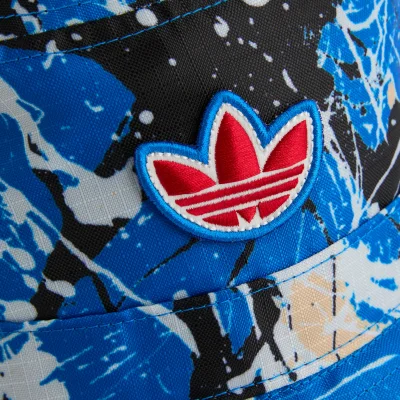 Manchester United x adidas Stone Roses Bucket Hat Blue