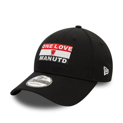 Manchester United FC Flag Black 9FORTY Adjustable Cap