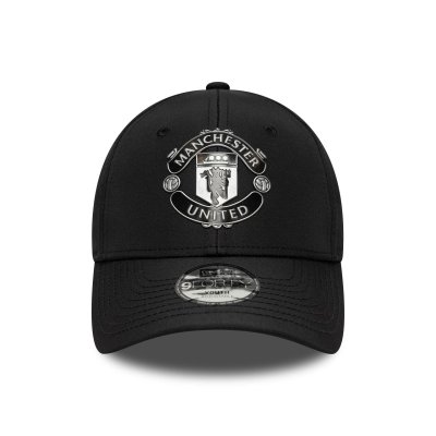 Manchester United x New Era Reflective Crest 9Forty Cap Black