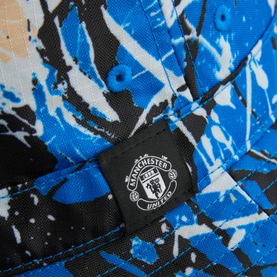 Manchester United x adidas Stone Roses Bucket Hat Blue