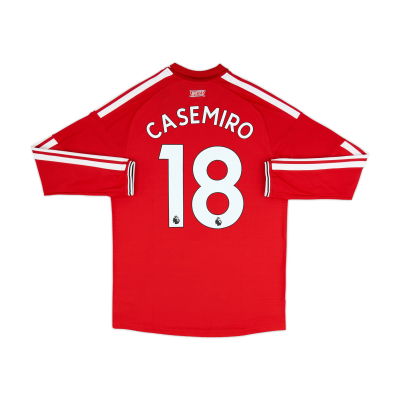 Manchester United 26/27 Home Authentic Jersey Long Sleeve - Casemiro