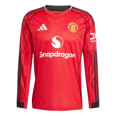 Manchester United 25/26 Home Long Sleeve Jersey