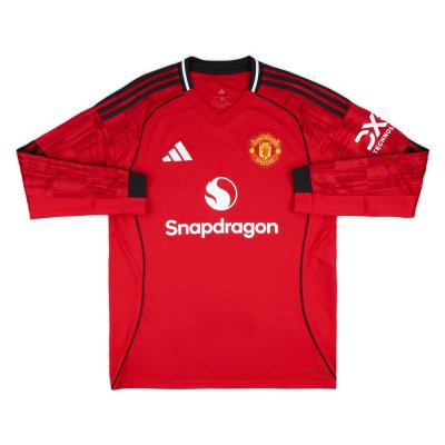 Manchester United 25/26 Home Long Sleeve Jersey
