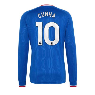 Manchester United 26/27 Away Replica Jersey Long Sleeve w/ Cunha print