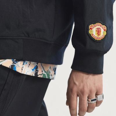 Manchester United x adidas Stone Roses Jacket Black