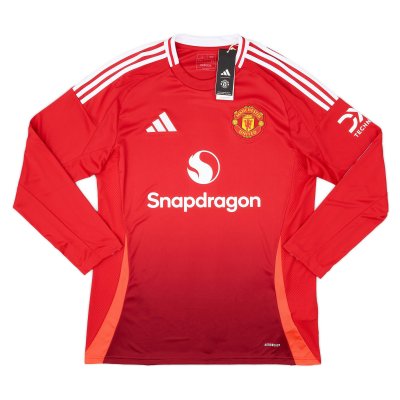 2024-25 Manchester United Home L/S Shirt