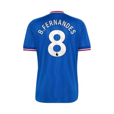 Manchester United 26/27 away Replica Jersey w/ Bruno Fernandes Print
