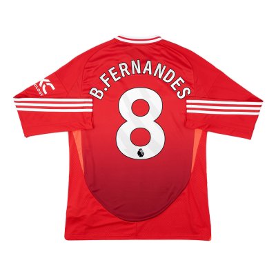 Fernandes 2024-25 Manchester United Home L/S Shirt