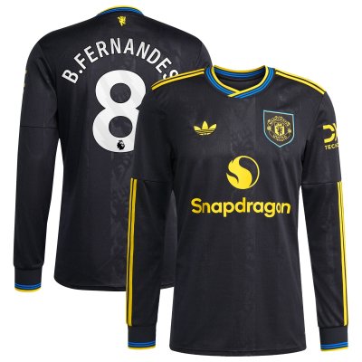 Manchester United 25/26 third LS Jersey with B. Fernandes 8 printing