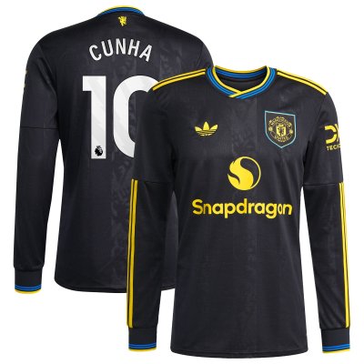 Manchester United 25/26 third LS Jersey with Cunha 10 printing