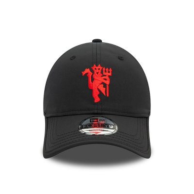 Manchester United FC Featherweight Poly Black FORTY9 Adjustable Cap