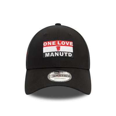 Manchester United FC Flag Black 9FORTY Adjustable Cap