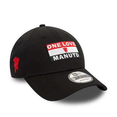 Manchester United FC Flag Black 9FORTY Adjustable Cap