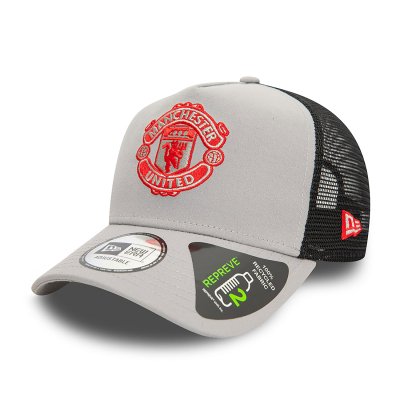 Manchester United FC Seasonal Repreve Grey 9FORTY E-Frame Adjustable Trucker Cap