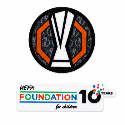 24-25 UEL Patch Set 10th Anniversary UEFA Foundation Patch Set