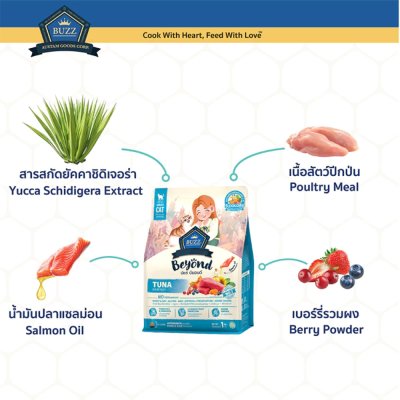 อาหารแมว Buzz Beyond ขนาด 7 kg.
