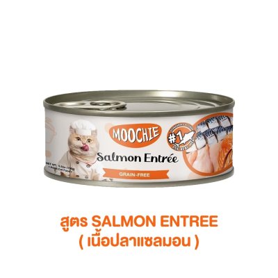 อาหารเปียกแมว Moochie Entree ขนาด 156 g. (แบบกระป๋อง)