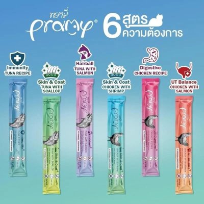 ขนมแมวเลีย Pramy smoothies พรามี่  สมูทตี้ 14 g.