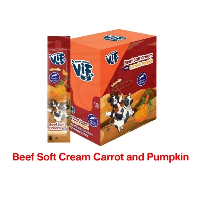 ขนมสุนัข Felina Canino Vif วิฟ ซอฟท์ครีม ขนาด 15 g.