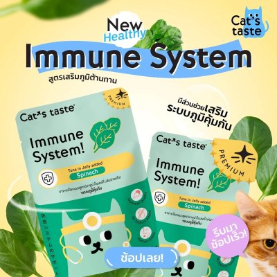 อาหารเปียกแมว แคทเทส Cat's Taste Premium ขนาด 70 กรัม