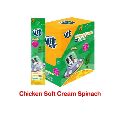 ขนมสุนัข Felina Canino Vif วิฟ ซอฟท์ครีม ขนาด 15 g.