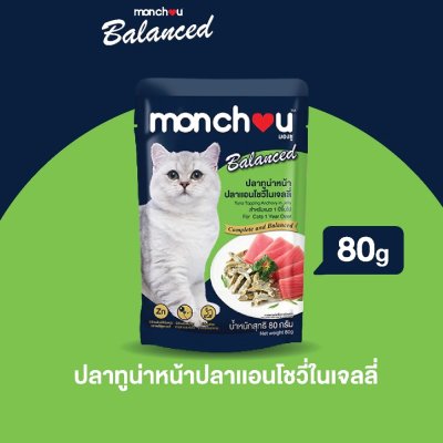 อาหารเปียก Monchou Balance มองชูบาลานซ์ 80 g.