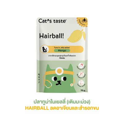 อาหารเปียกแมว แคทเทส Cat's Taste Premium ขนาด 70 กรัม